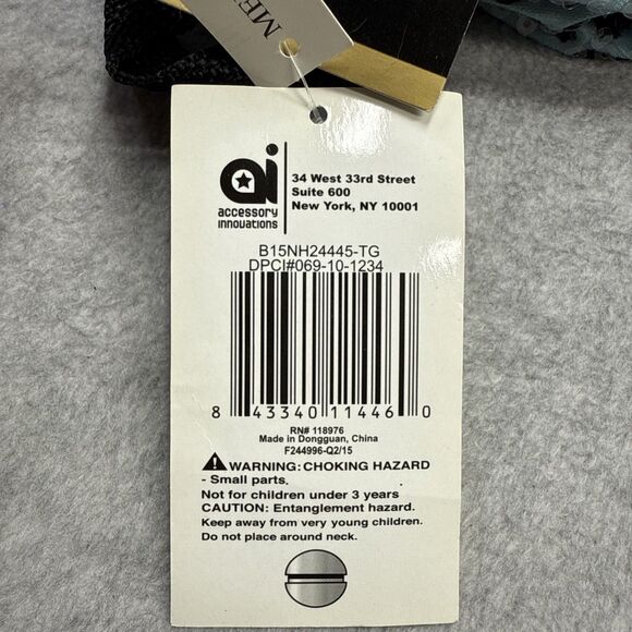 Accessory Innovations 17" Backpack Blue Sequin Iridescent Pad Back Lightweight - Picture 9 of 12